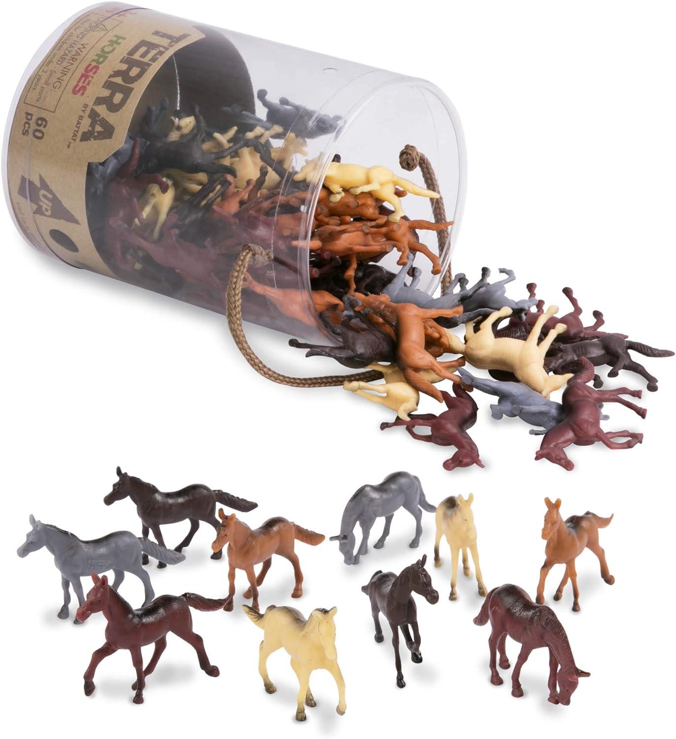 Photo de l'assortiment de figurines de chevaux